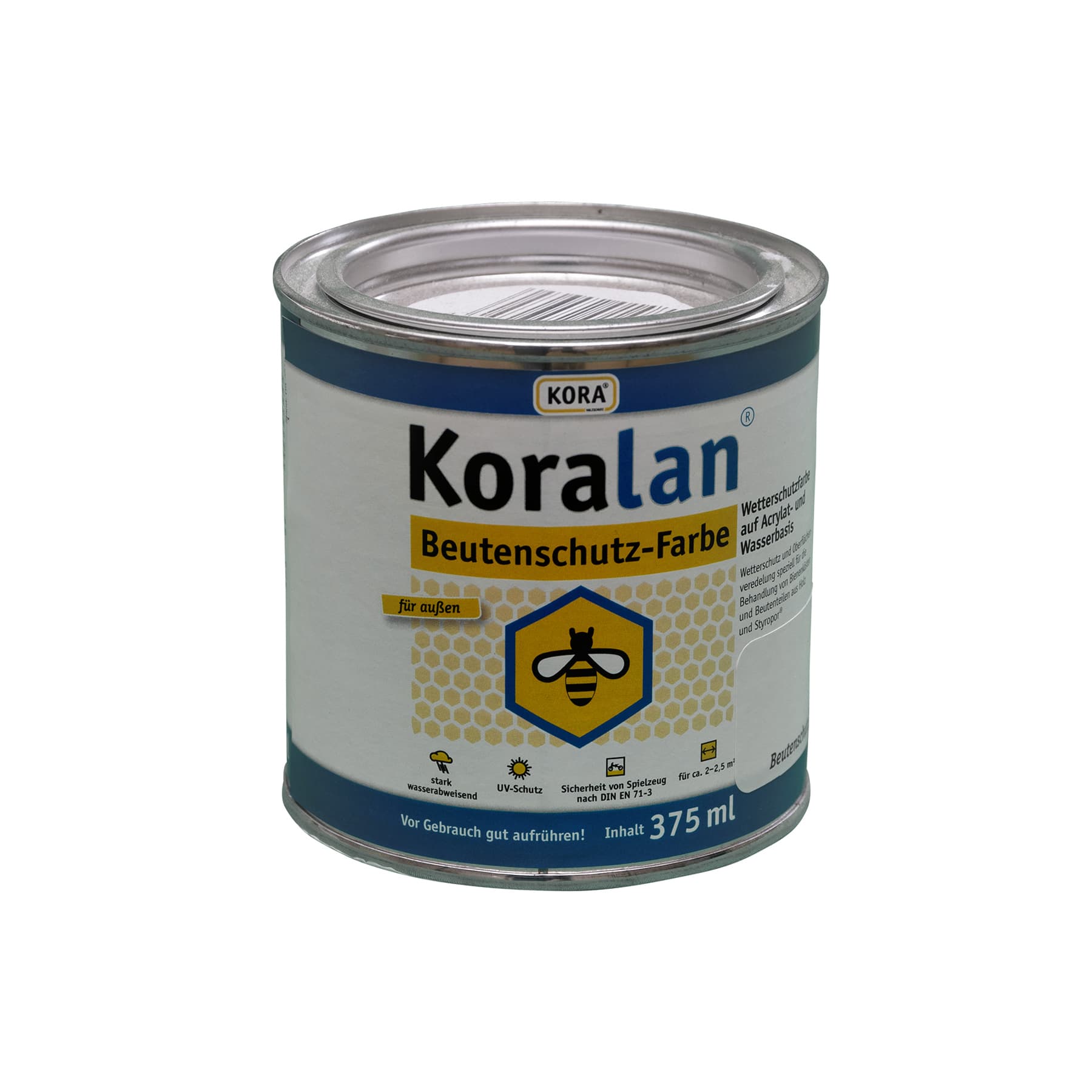 Koralan Beutenschutzfarbe gelb 375 ml