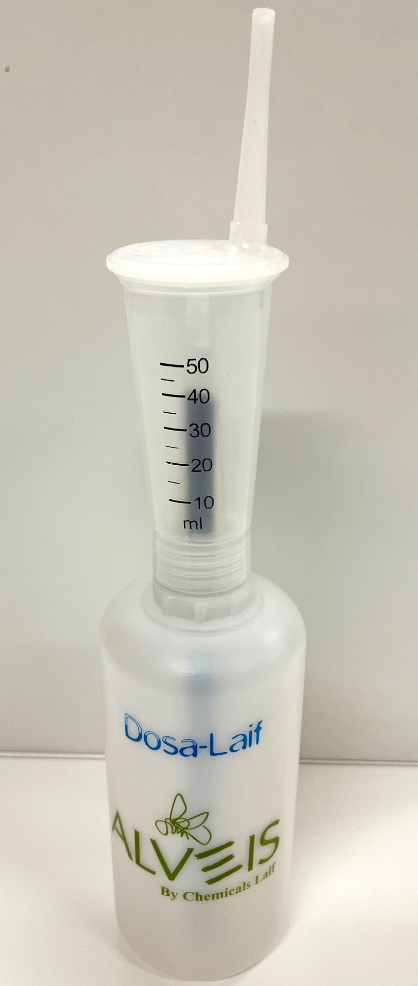 Dosa-Laif, Dosierflasche aus Kunststoff 600 ml Inhalt, für Dosiermengen von 10-50 ml