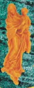 Kerzenform 1077, Madonna mit Kind, Relief zum Aufhängen