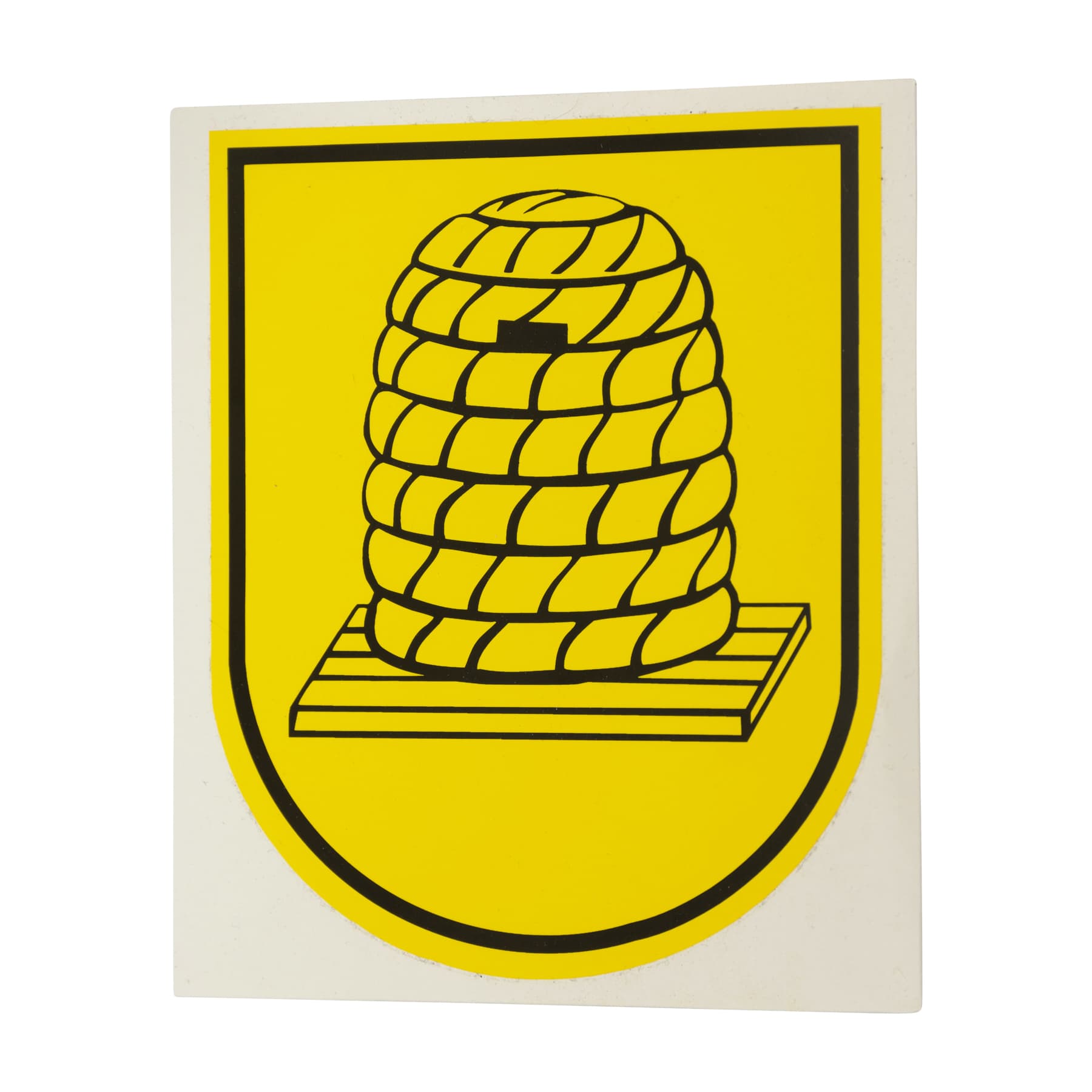 Aufkleber Bienenkorb-Wappen